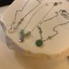 Chinesischer Stil Steinschnallen-Halskette 2025 Neues Weibliches Minderheiten-Design-Gefühl Schlüsselbein-Kette Halskette Ästhetischer Schmuck