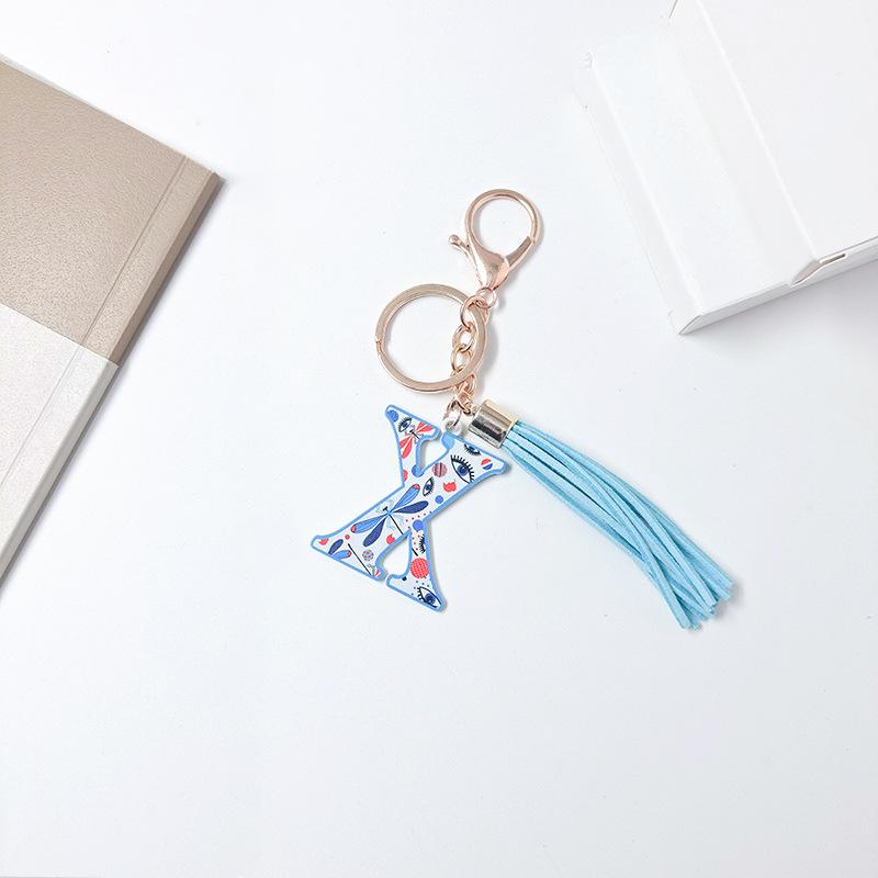 Colorful English Alphabet Keychain & Graduation Gift Accessory