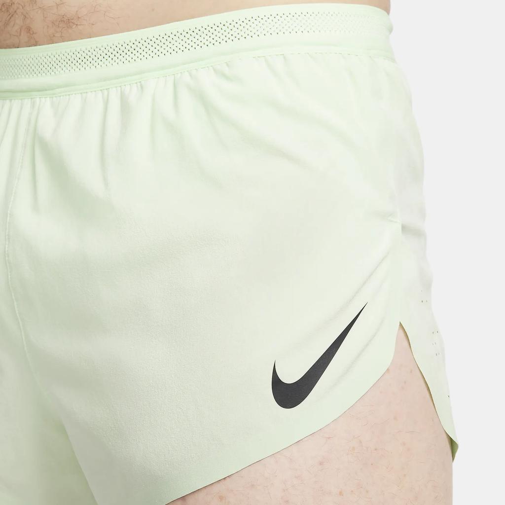 Nike AeroSwift Solid Logo Fitness Shorts Men Shorts Steam-Green FN3349-376