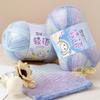 Snowball DIY Handmade Knitted Yarn Segmented Dyeing Gradient Spray Yarn Crochet Hook Needle Baby Sweater Scarf Knitting Yarn