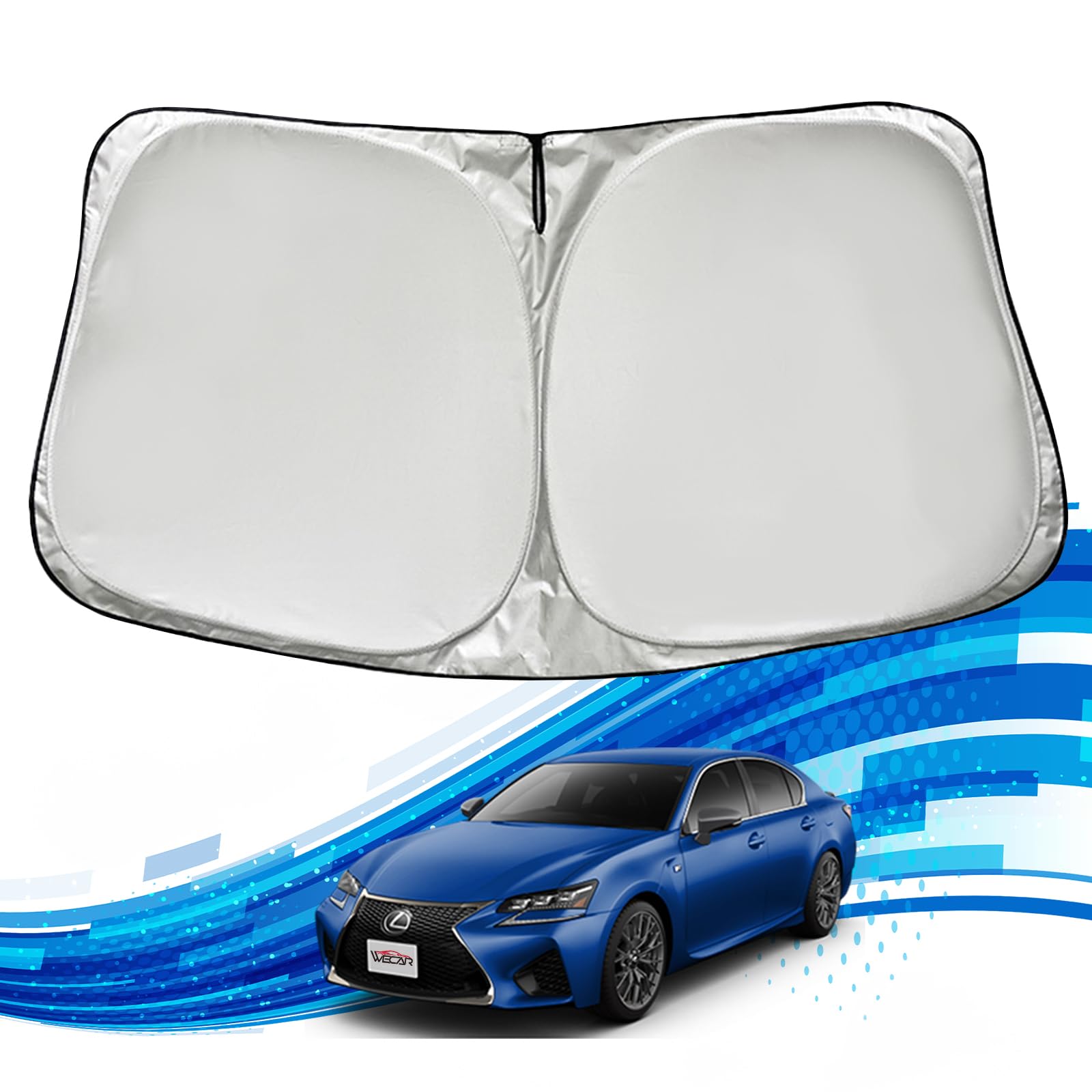 

WeCar для Lexus GS GS F Передний солнцезащитный экран на лобовое стекло Солнцезащитный козырек Шторка Затемнение Теплоизоляция Наружная изоляция Светоблокировка Защита от УФ-лучей
