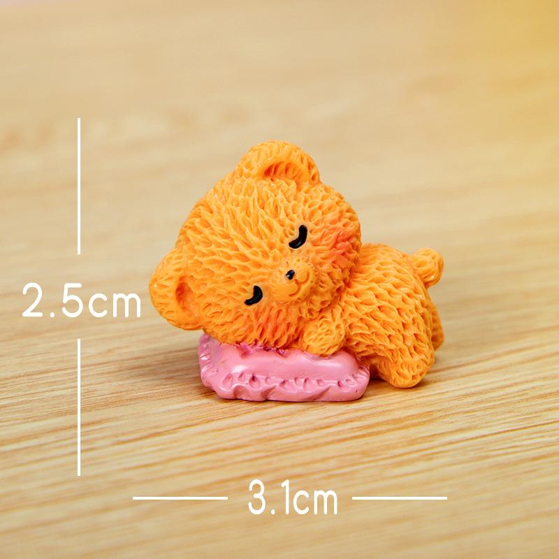 Micro Landscape Decorative Items, Cute Pajamas, Bear Home Desktop, Car Resin Craft Decorative Small Items