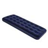 Single Outdoor/Indoor Inflatable Camping Mattress with Flocking
