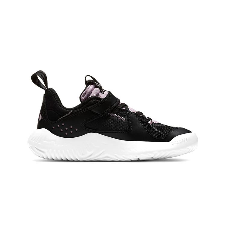 Jordan Delta Low top Sports Casual Shoes Black Purple Children Aged 3 7 Years Old DB6198-016