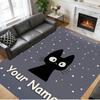 Crystal Velvet Rug Custom Name Text, Soft Non Slip Floor Mat Home DecorKiki's Delivery Service Jiji