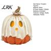 Indoor Fall Decorations Halloween Light Up Ghost Pumpkin Decoration, Vintage Detachable Lamp with Unique Gift Ideas LED Candle for Kitchen Tabletop