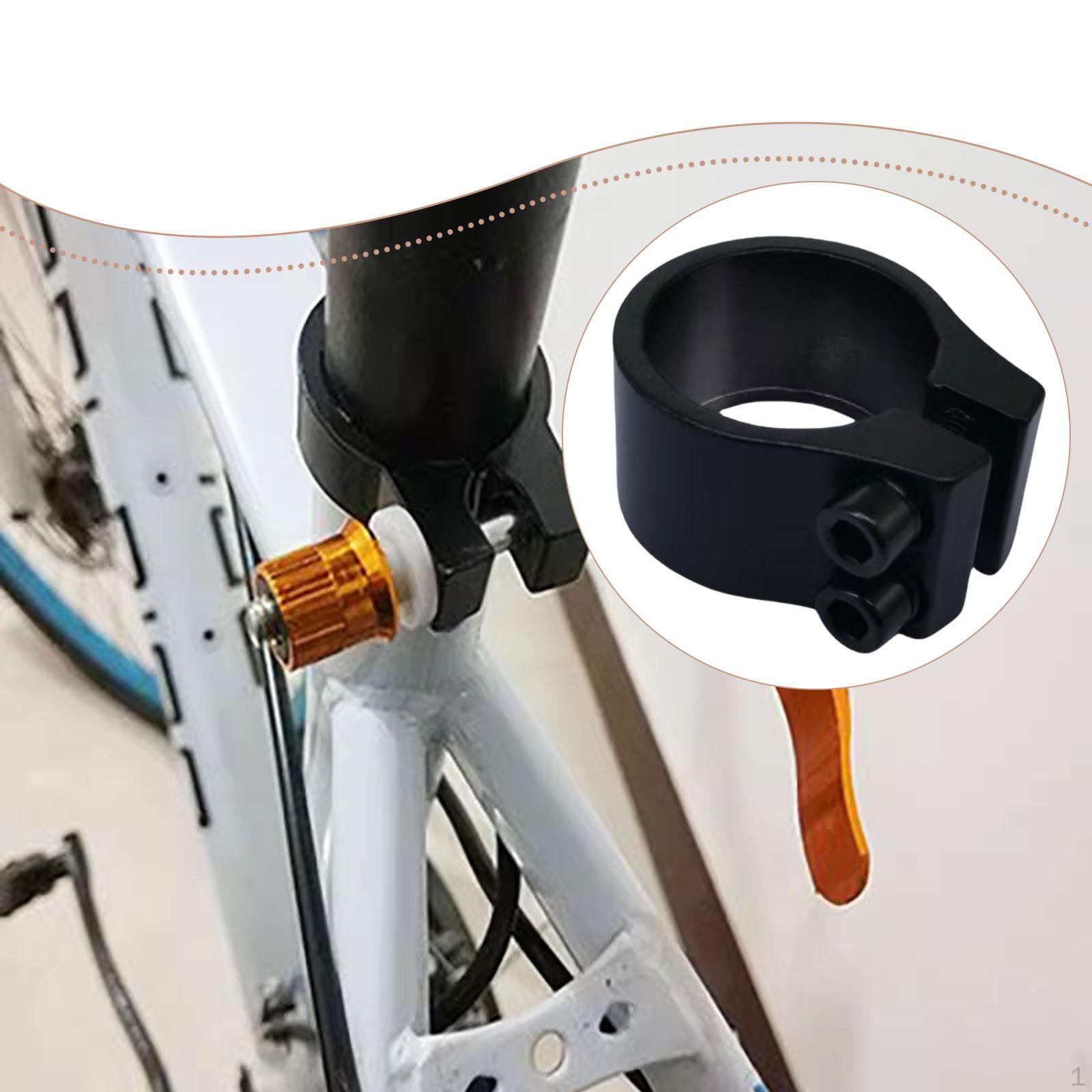 

Seat Post Clamp Saddle Clip Road Bike Seatpost Tightener чорний