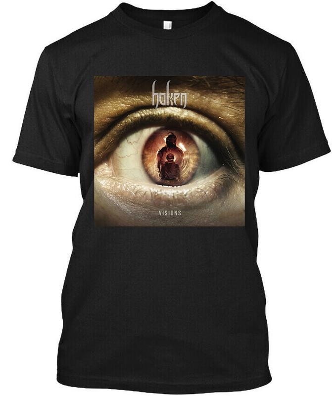 

Limited New Popular Haken Visions English Vintage Graphic Logo Unisex T-shirt XXXL