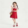 Girls Cherry Collar Sleeveless Summer Dress - AXC119