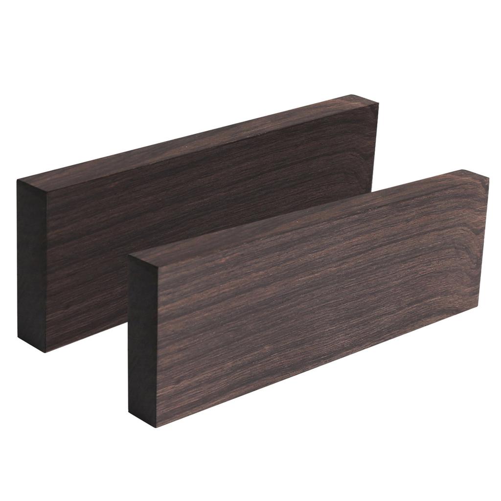 2/4pcs Black Ebony Block Lumber Guitar Wood Material Timber Handle Plate for Music Instruments DIY Blank Crafts Tools