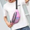 Fashion Dazzling Laser Waist Bag Pu Leather Waterproof Sport Chest Bag Crossbody Bag Holographic Fanny Pack For Boy Girl