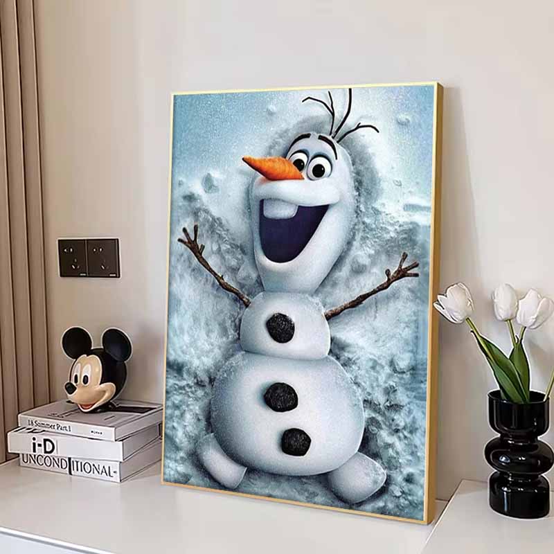 Disney Diamond Painting Olaf Illustration DIY Kit Frozen  Adult Arts and Crafts Home Decor and Gifts
