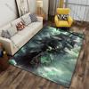 Haunted ghostly ship at sea carpet Yoga living room room decor children's crawling mat doormat area rug games mat