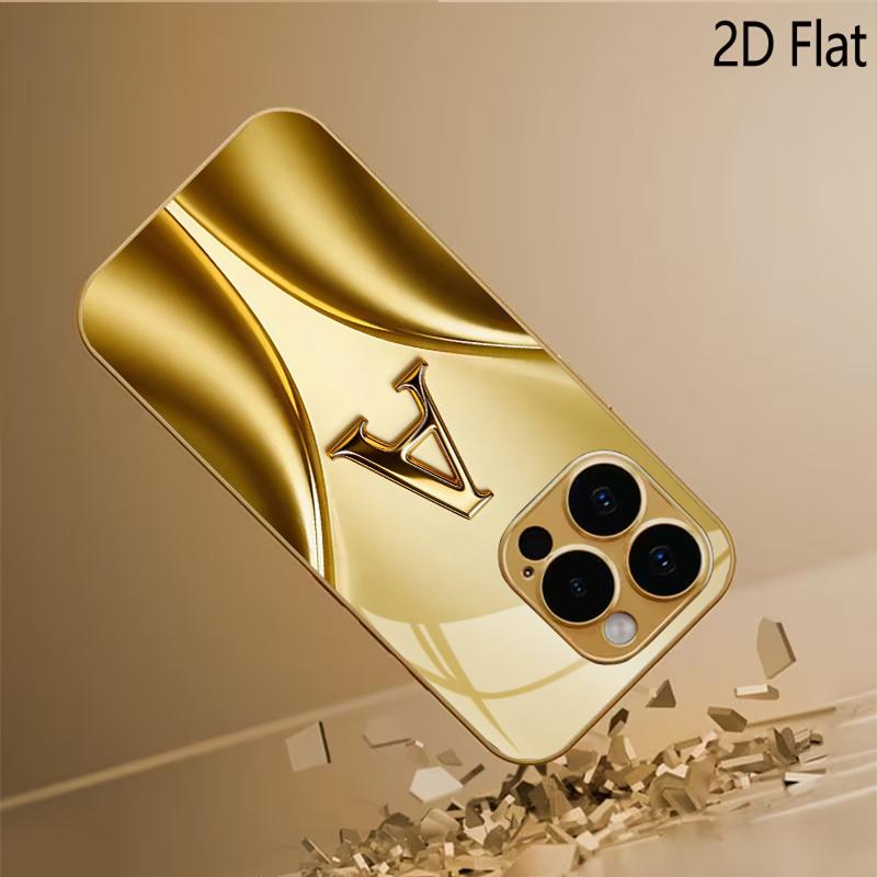 letter A print Patterned tempered glass design for iPhone16 17 Pro Max 15 14 13 12 11 ProMax Phone Case Camera Cover Shockproof