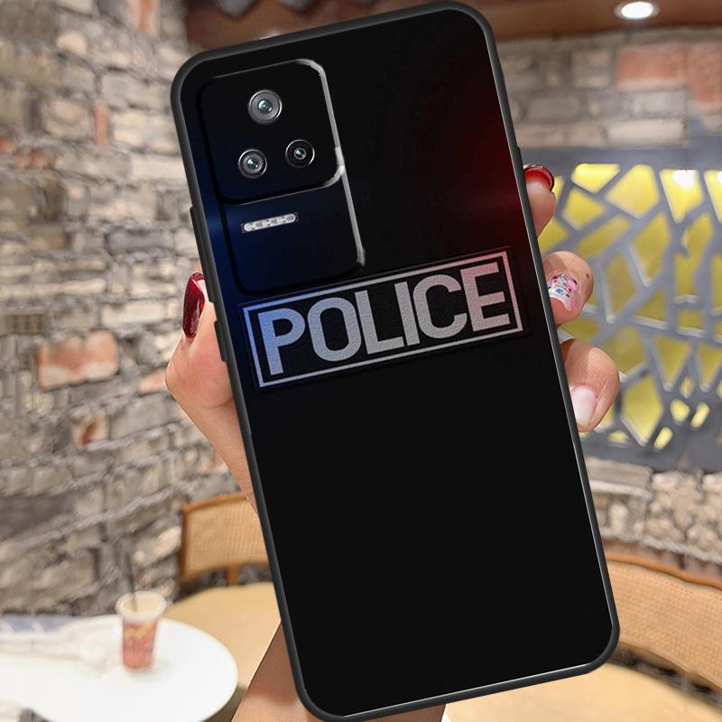 

Police SWAT FBI Case For Xiaomi 15 14 13 Ultra 11T 12T 13T 14T Pro POCO X7 X6 Pro X3 X5 M6 F5 F6 Pro Cover POCO X7 Pro