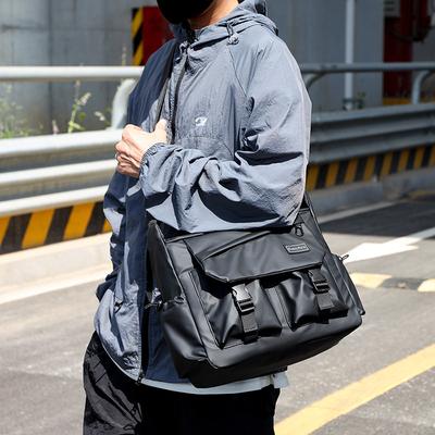 Borsa Monospalla Borsa a Tracolla Studente Uomo Casual Pendolarismo Borsa Messenger Grande Capacità Zaino da Uomo