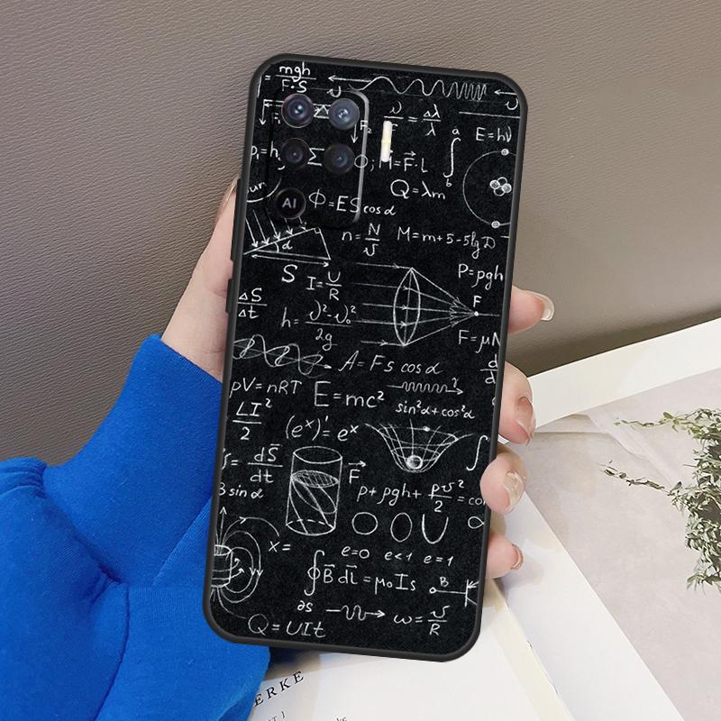 Science Chemistry Caffeine Case For Oppo A77 A57 A17 A60 A80 A40 A74 A54 A94 A78 A98 A18 A38 A58 A96 A76 A16 A15 A5 Pro