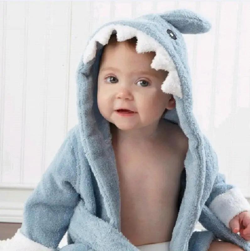 

2-6 Y Baby Bathrobe Cartoon Hoodies Girl Boys Sleepwear Good Quality Bath Towels Kids Soft Bathrobe Pajamas Kids Beach Towels S 0-18 M