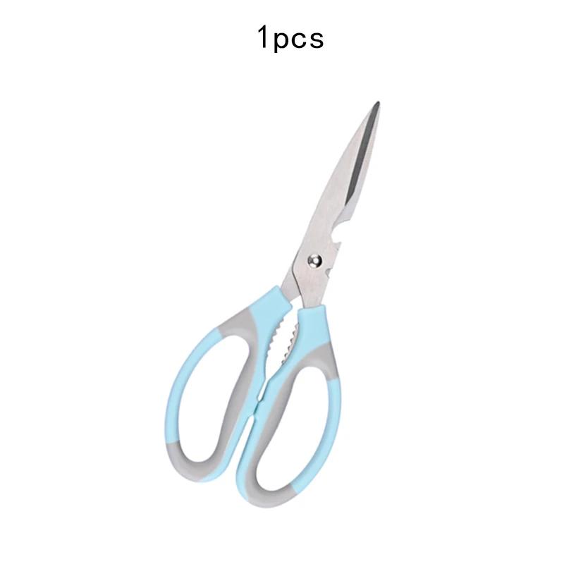 

Новые кухонные ножницы из нержавеющей стали, прочные, специальные, для куриных костей, утолщенный зажим для грецких орехов, с открывашкой для скорлупы