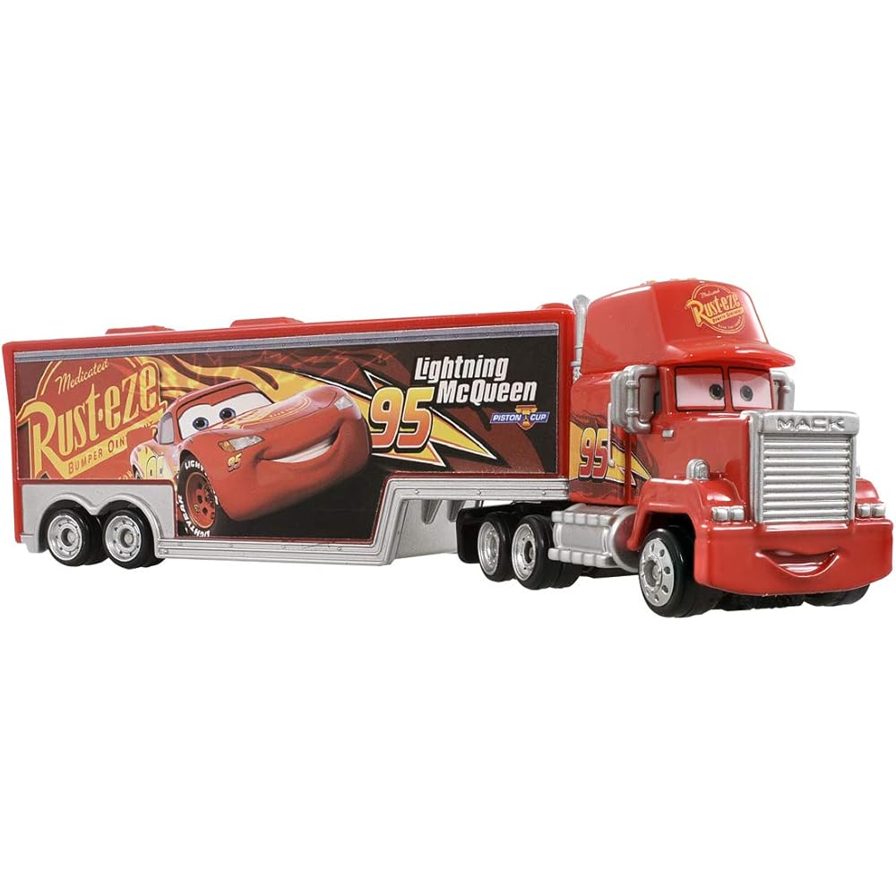 Takara Tomy Disney Cars Tomica Mack Miniature Toy Vehicle Transporter Type for Ages 3 and Up