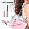 Perie Îndreptare Mini Breton Portabilă Fără Fir cu Încălzire Anti-Frizz Reîncărcabilă prin USB Încălzire Rapidă Perie Electrică pentru Styling și Descurcare Păr