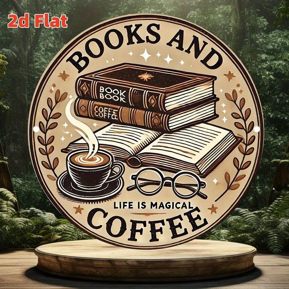 Flat Metal Sign Wall Art Decorative Plaque Tin Sign Home Decor