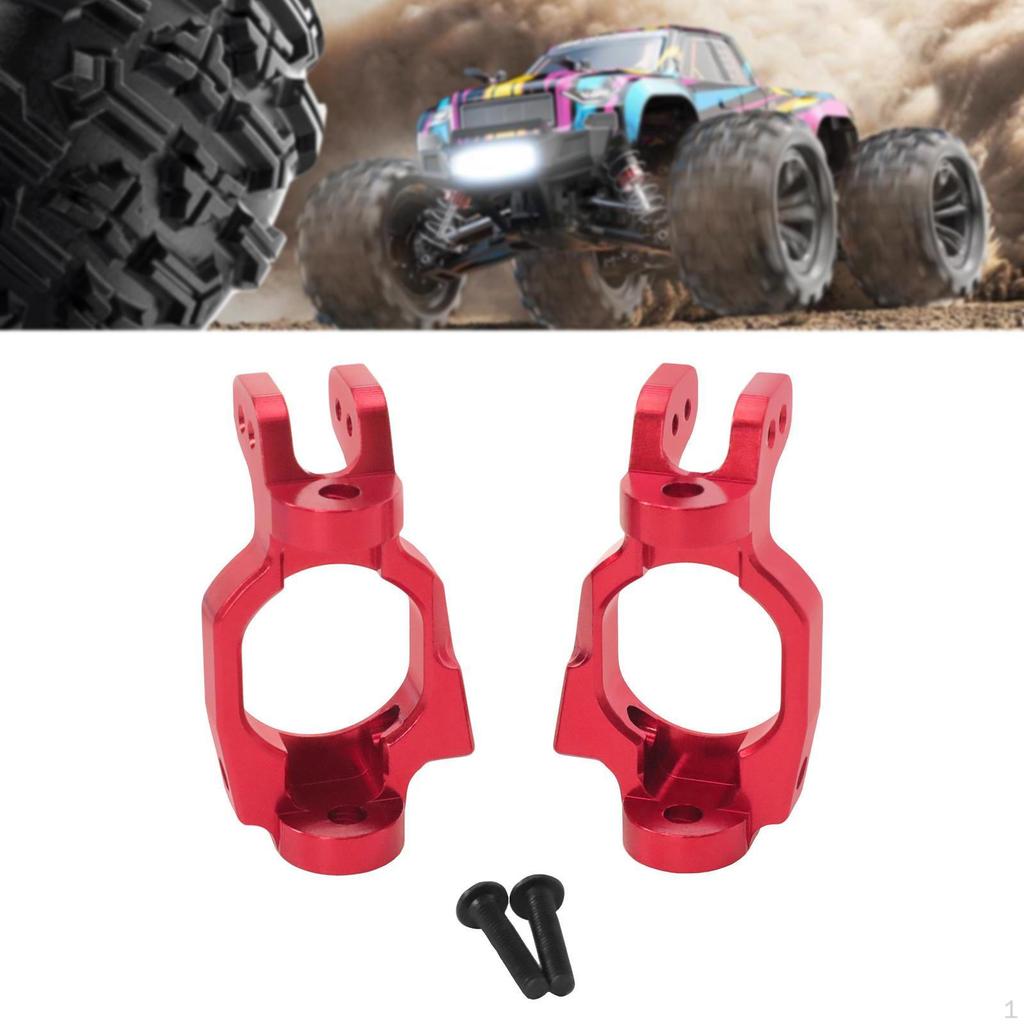 2 Pieces RC Car C Hub Carriers Caster Blocks Accessories Metal Spare Vehicle Parts for 1:7 Scale