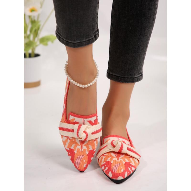 

Весна и осень, новые удобные туфли в тон, большого размера, легкие, с одной педалью, плетеные женские туфли 43