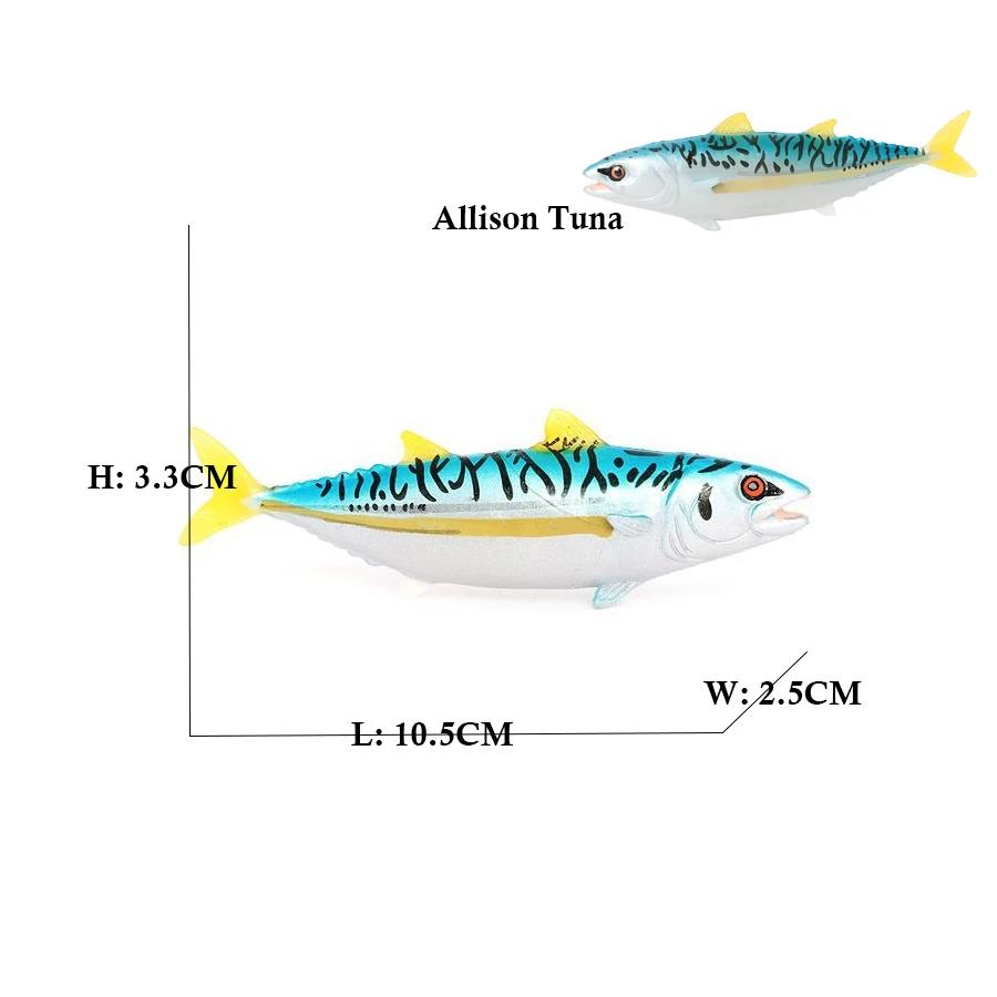 Marine Toy Animals Figures Sword fish Sailfish Salmon Shark Piranha Animal Figurines Action Figure Children Toys Games kids Gift