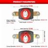 Portable 12-48V Battery Disconnect Switch Brass On/Off Battery Isolator Power Cut Master Isolator For Cars/Rvs/Boats