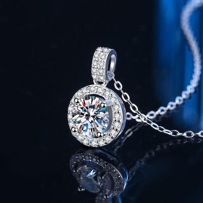 Europäisch-Amerikanische Luxus Zirkon Herz & Pfeil Anhänger Halskette Damen Schlüsselbeinkette Schmuck