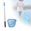Kids Fishing Net Telescopic Stainless Handle Fish Landing Net for Safe Fish Catching Children Fishing Equipment