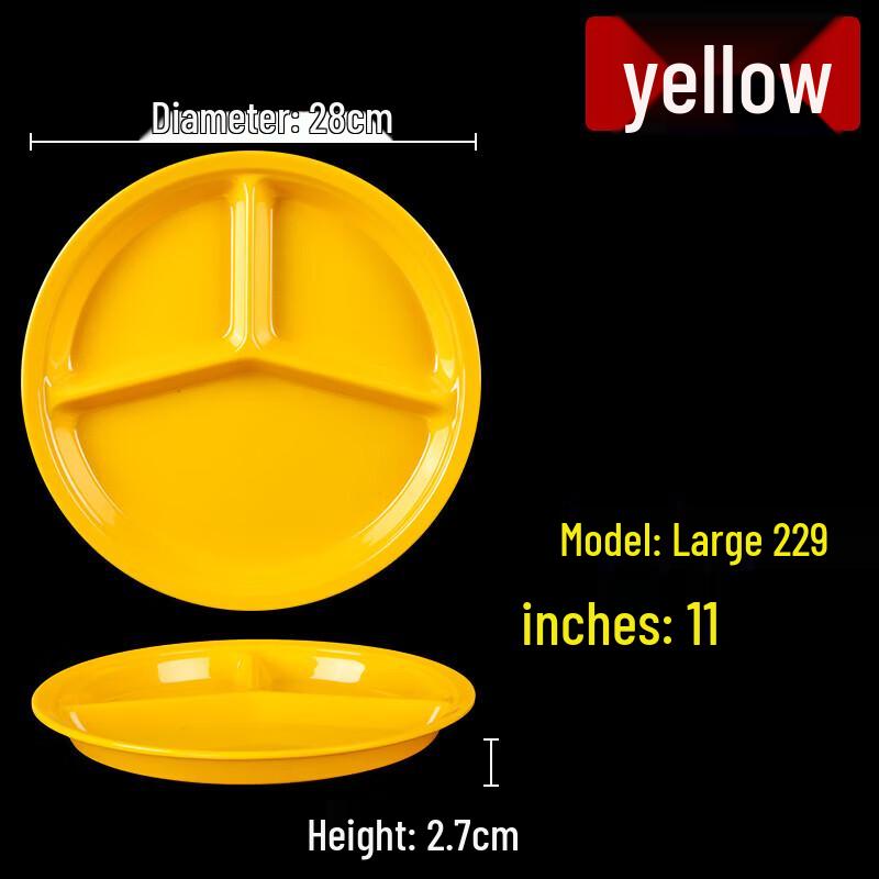 

Melamine Divided Canteen Plate