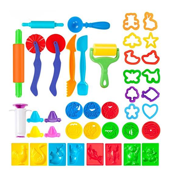 Children's DIY Color Clay Craft Kit: Includes Leather Clay, Glue Machine, Needle Cylinder, Noodle Maker, Dessert, Cake, and Bread Making Tools.