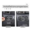 ABS Carbon Fiber Headlight Switch Button Cover Trim Frame For Ford Ranger 15-22