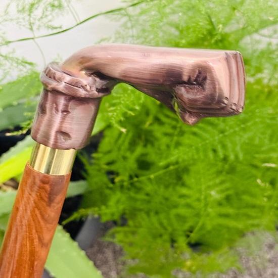 Walking Stick Premium Quality Style Punch Head Handle Handmade Wooden Cane