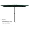 Shixun Outdoor Hand-Crank Patio Umbrella