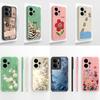 For Realme 14 Pro Plus 14T 14X Phone Case Simple Design Patterns Soft Liquid Silicone Shell For Realme 14Pro+ Shockproof Housing