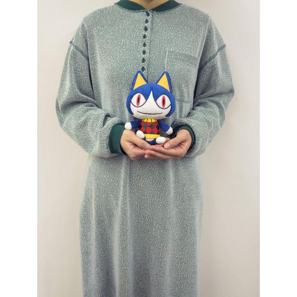 Sanei Boeki Animal Crossing ALL STAR COLLECTION Mishiran Cat (S) W12D9H22cm Stuffed Toy DP12