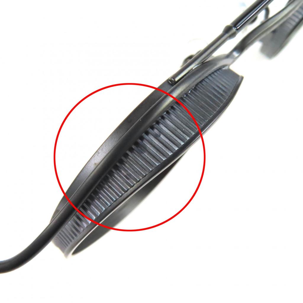 Ausgezeichnete MATSUDA Sonnenbrille Zwei Stege Rund Matt Schwarz Herren 2903H Gebraucht