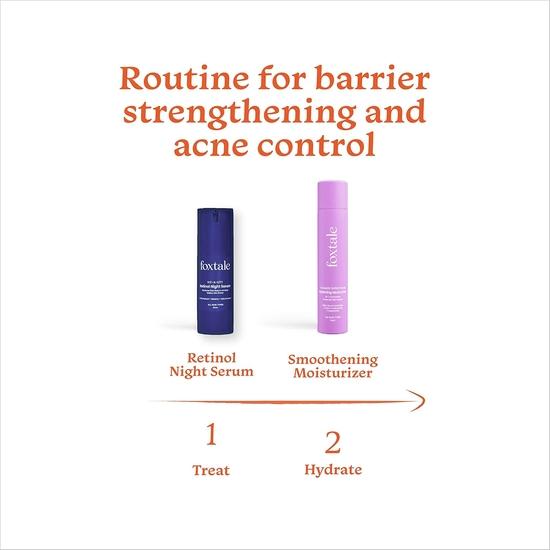 Foxtale Sensitive Skin Care Kit | Vit-A-Lity 0.15% Encapsulated Retinol Night Serum, 30ml & Ceramide Supercream Smoothening Moisturizer, 50ml |