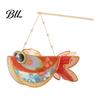 Decorative Fish Lamp DIY Lantern Kit, Chinese Style Handheld Light Up with Festive Atmosphere Lighting Handle, Traditional Mid-Autumn Spring Festival