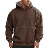 Men S Fleece Hooded Pullover Sweatshirt Winter Casual Wear