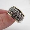 Simple and Retro Ethnic Carved Zircon Men's and Women's Rings
