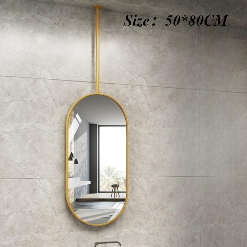 Bathroom Mirrors Ceiling Suspend Decorative Mirrors Dressing Table Wall Mirror Minimalist Home Wall Decoration Accessories