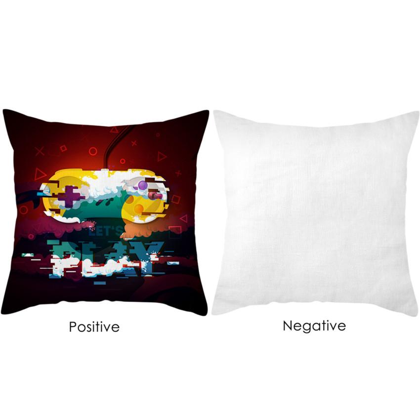 RZN gra peryferyjny Gamepad kluczowa poszewka na poduszkę poduszki dekoracyjne do salonu sypialnia Sofa poszewka na poduszkę na krzesło 45x45