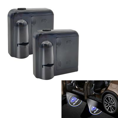 2pcs Universal Subaru Wireless Car Logo Light LED Welcome Light Ghost Universal Welcome Light