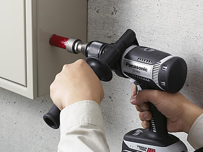 Panasonic Rechargeable Drill Driver with Vibration High Body Only and Case Sold Gray EZ7950X-H Function, Power, IP56, (Battery Pack, Charger,