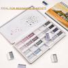 1 SET Fuumuui 24-Farben Deckende Halbfeuchte Solide Aquarellfarbe Set Künstlerbedarf für Künstler Anfänger Malerei Hobbyisten Malerei