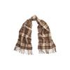Women S Polo Bear Plaid Fringe Wool Scarf wapoScv0j320378101